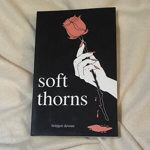 Soft Thorns Book with Rose Design